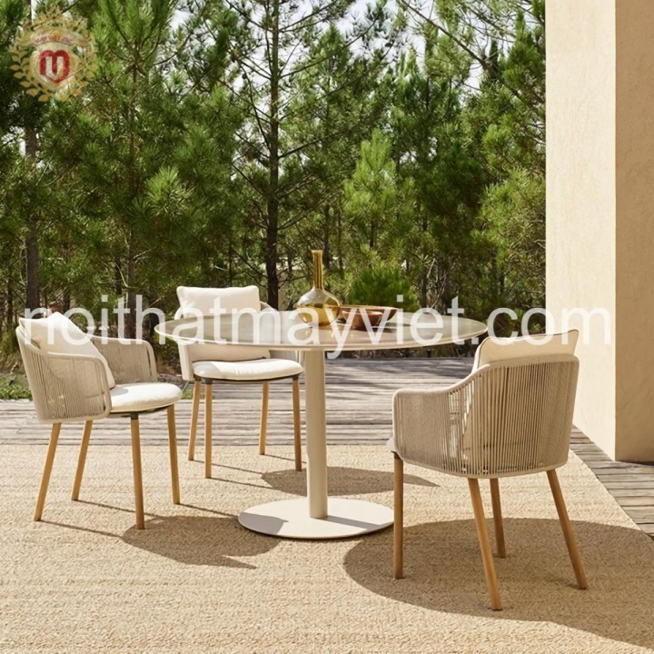 Bàn Ghế Mây Tre Cafe BGCF06